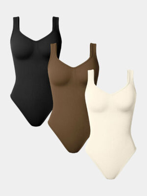 Sleeveless Shapewear Tank Tops Bodysuits