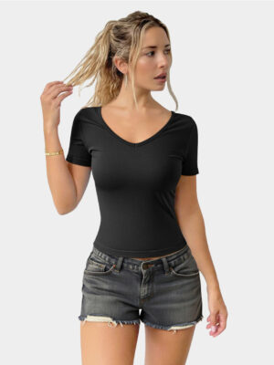 V Neck T Shirt