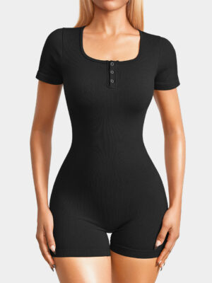Square Neck Jumpsuits