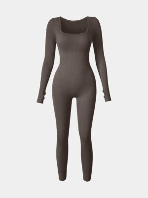 Long Sleeve Sport Jumpsuits