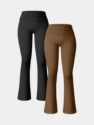 Low Rise Wide Leg Pants