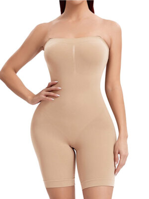 One-Piece Corset With Removable Straps And Top Top