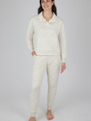 2 PC Quilted Jogger Set