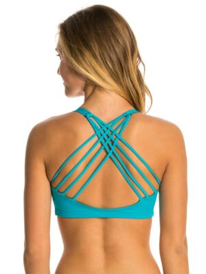 Onzie Chic Yoga Sports Bra Teal