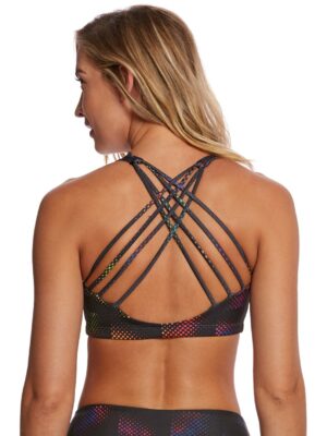 Onzie Chic Yoga Sports Bra Stained Glass