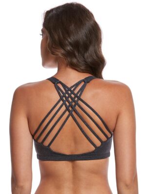 Onzie Chic Yoga Sports Bra Slate Heather