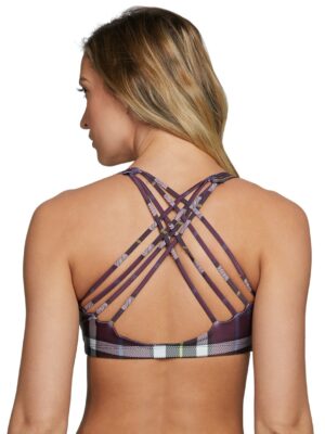 Onzie Chic Yoga Sports Bra Plaid