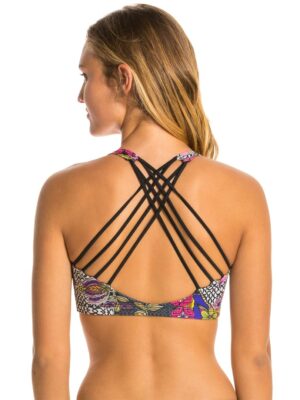 Onzie Chic Yoga Sports Bra Koh Tao/Black Straps