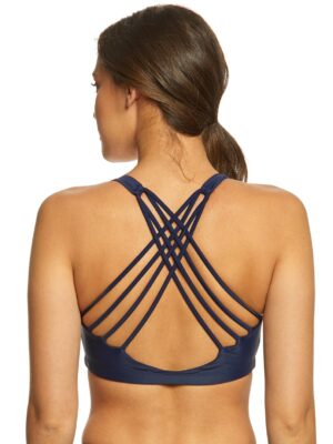 Onzie Chic Yoga Sports Bra Navy