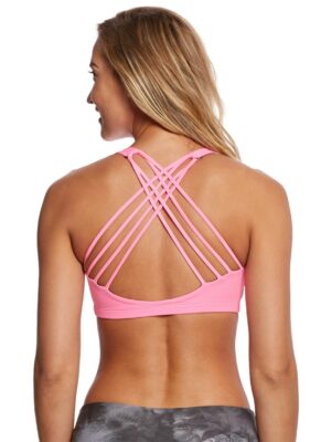 Onzie Chic Yoga Sports Bra Tropic Pink