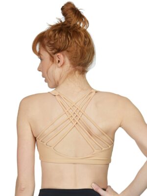 Onzie Chic Yoga Sports Bra Caramel Kiss