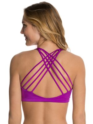 Onzie Chic Yoga Sports Bra Magenta