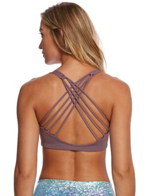 Onzie Chic Yoga Sports Bra Purple Haze