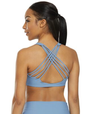 Onzie Chic Yoga Sports Bra Pewter
