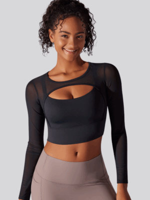 Tee-shirt FitForm - Manche Longue - Brassière Intégrée
