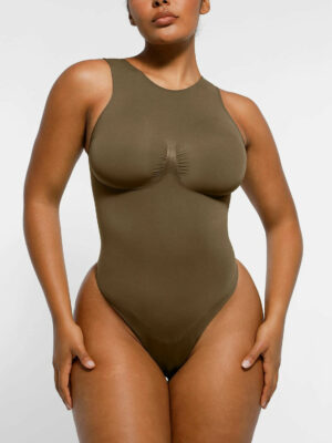 2.0 High Neck Thong Bodysuit