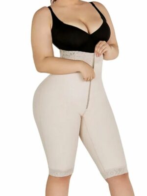 Double Compression High-Waisted Butt Lifting Shorts Knee Short And Lift Buttoks