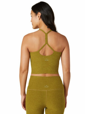 Beyond Yoga Spacedye Slim Racerback Cropped Tank Bronze-Gold