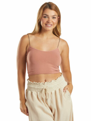Free People Seamless Skinny Strap Crop Top