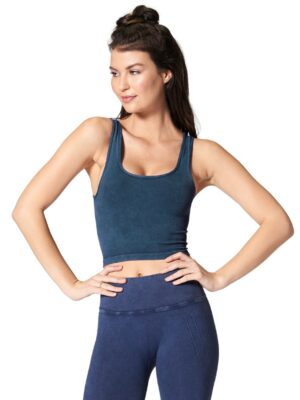 NUX Be Free Mineral Wash Seamless Yoga Crop Top