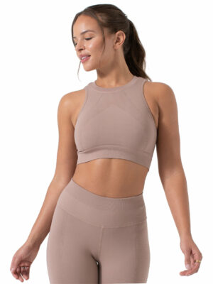 NUX One By One Seamless Yoga Crop Top