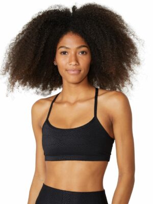 Beyond Yoga Snake Jacquard Slim Racerback Yoga Sports Bra