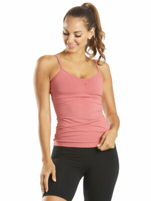 Hard Tail Shirred Yoga Tank