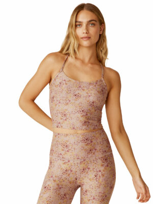 Beyond Yoga Spacedye Printed Slim Racerback Cropped Tank