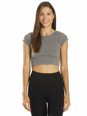 Free People Cap Sleeve Seamless Crop