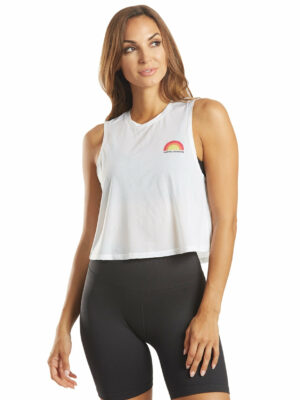 Spiritual Gangster Sun Active Crop Tank