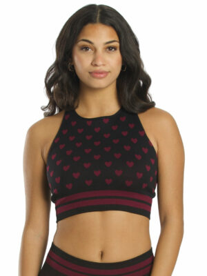 Spiritual Gangster High Neck Jacquard Bra