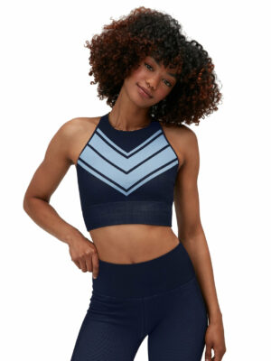 Spiritual Gangster High Neck Jacquard Bra