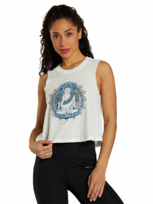 Spiritual Gangster Buddha Crop Tank