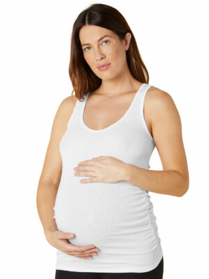 Beyond Yoga In a Cinch Low V Maternity Tank