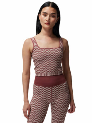 Spiritual Gangster Athena Seamless Jacquard Crop