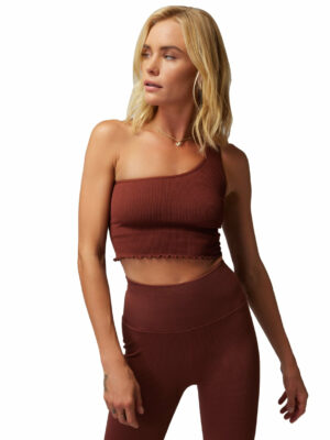 Spiritual Gangster Luna One Shoulder Crop Tank