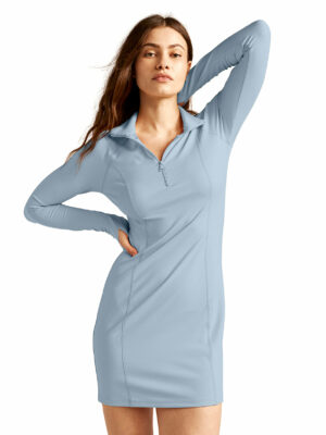 Beyond Yoga Heather Rib Westside Dress