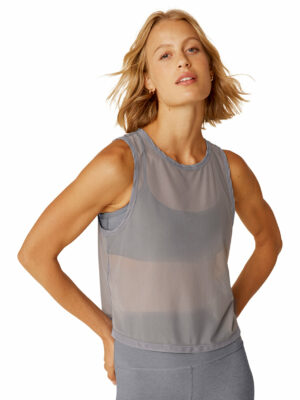 Beyond Yoga Show Off Mesh Tank