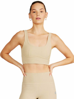 Cream Yoga Venesa Bustier Bra