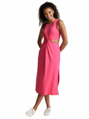 Beyond Yoga Around The World Front Twist Dress