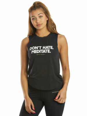 Spiritual Gangster Meditate Active Muscle Tank
