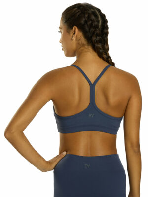 Everyday Yoga Delight Solid Racer Back Sports Bra