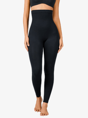 Seamless Tummy Control Leggings with Anti-Roll Waistband