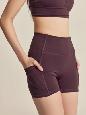 sharesto Pocket Shorts (Mini 4") in Grape [3XL only]