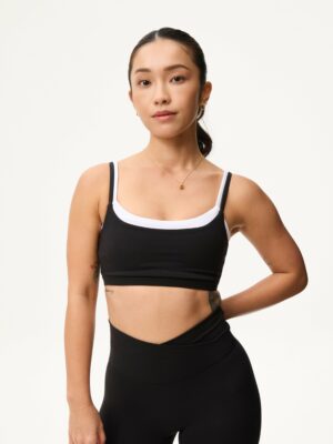 [AA x Eugena] Double Up Bra in Black Sesame