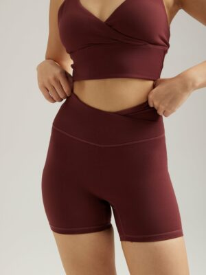 sharesto V Shorts (Mini 4") in Dark Cherry