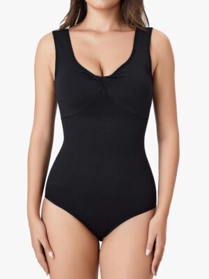 Round Neck Sleeveless Shapewear Bodysuit