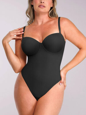 Bare Essentials™ Sharesto® Strapless Thong Bodysuit
