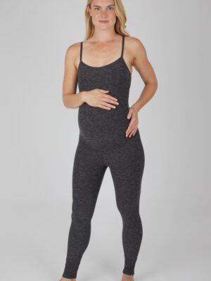 Maternity Heathered Lux Jumpsuit