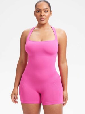 SnatchedKnit Halter Romper